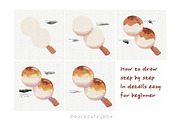 Procreate watercolor brush bundle, a Brush Add-On by ProcreateiBox (Thumbnail 5 of 12)