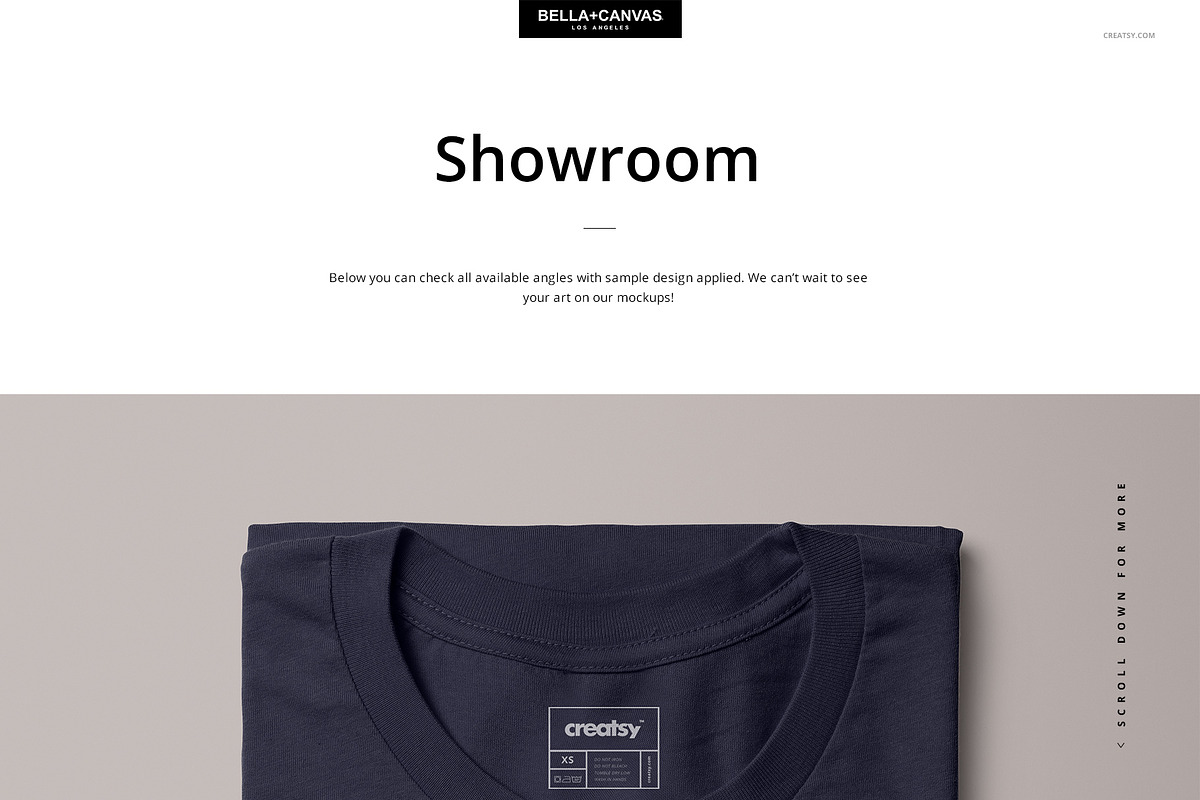 Bella Canvas 3001 Mockup Set (men), a Shirt Mockup by creatsy5 (Photo 4 of 5)