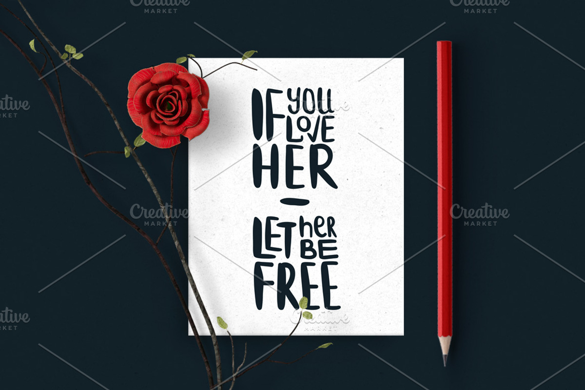 30 Handdrawn Quotes For Cards., an Illustration by Wewhitelist (Photo 4 of 7)