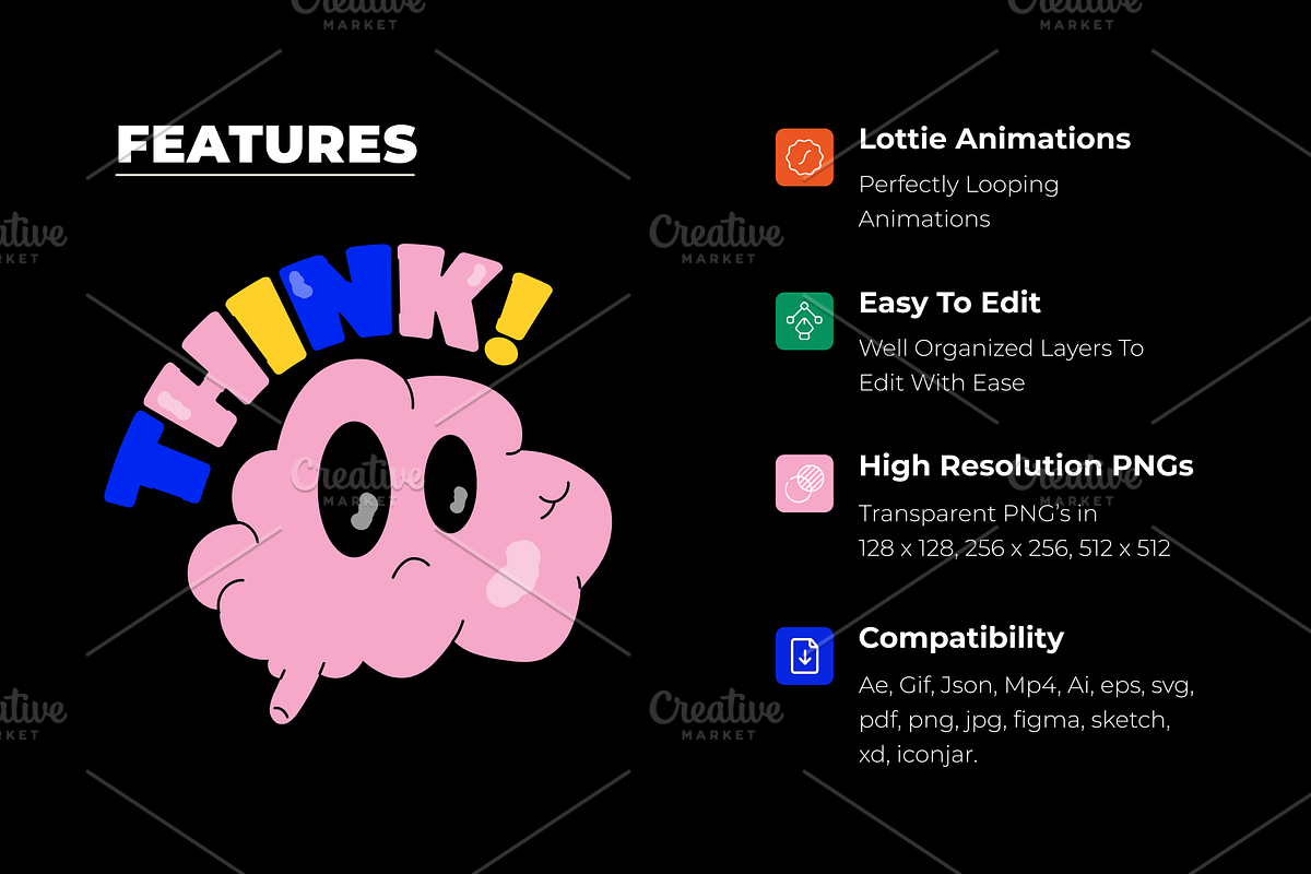 Animated Social Media Stickers, an Icon by Vectors Market (Photo 3 of 7)