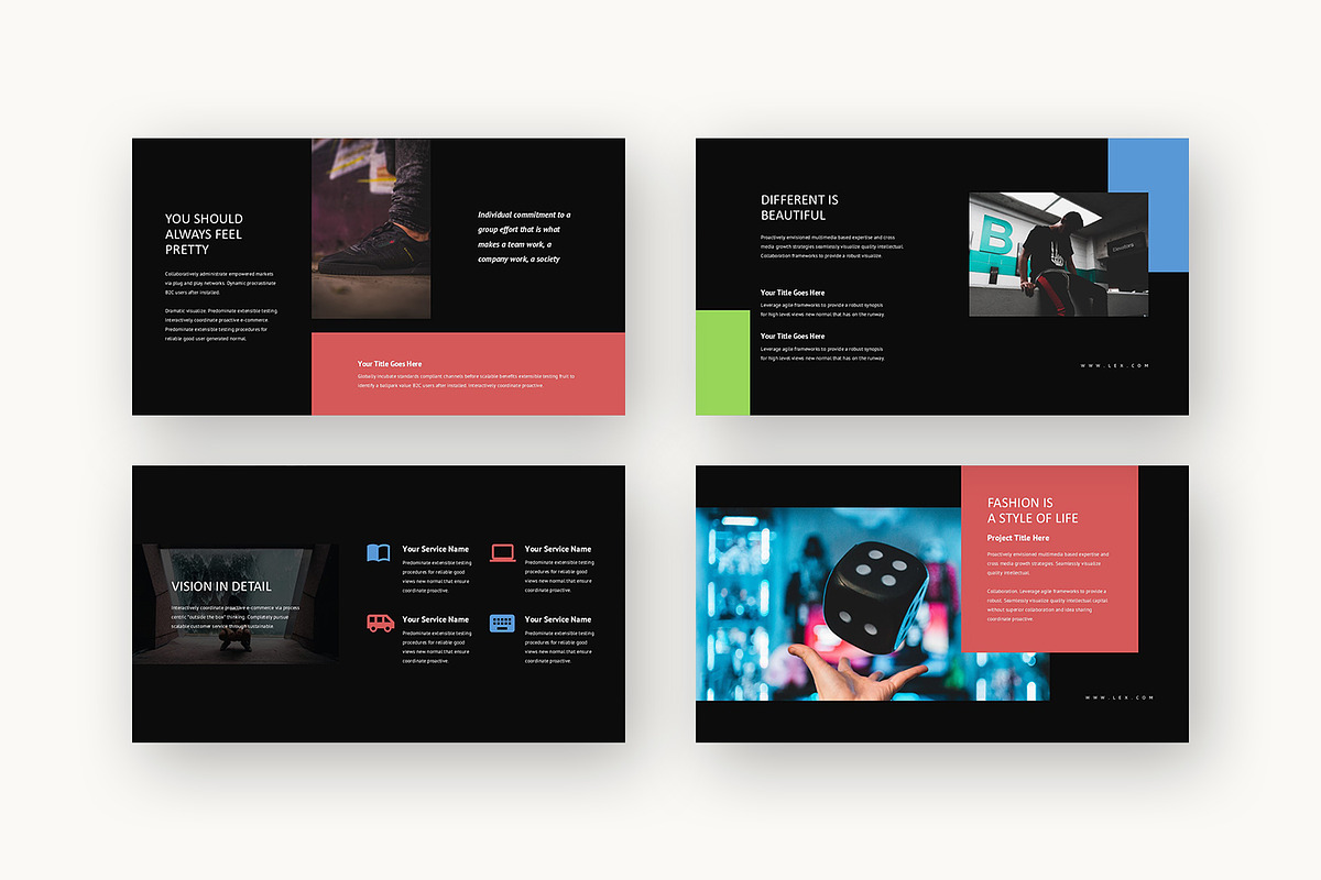Lex : Fashion Business Google Slides, a Presentation Template by Punkl Camp (Photo 12 of 15)