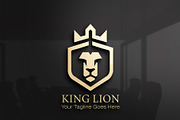 Custom King Lion Logo Design, a Branding & Logo Template by YUDesignStore (Thumbnail 1 of 8)