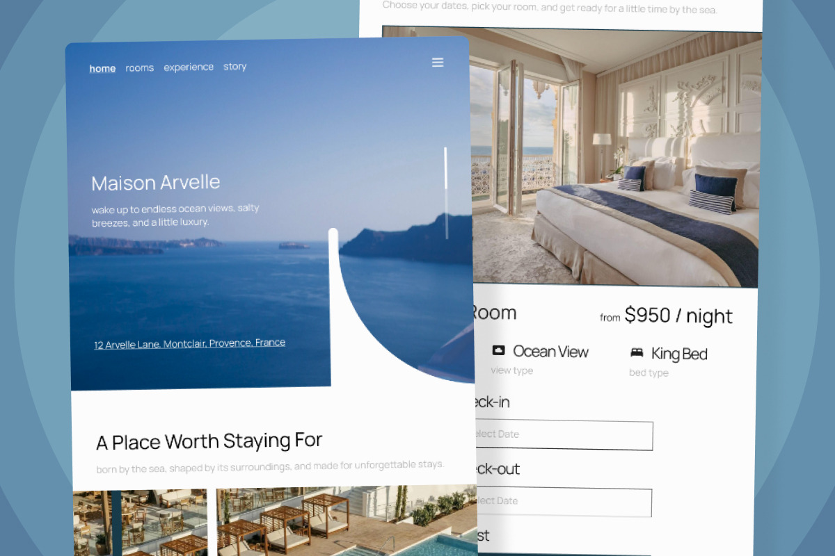 Maison Arvelle Heritage Hotel Page, a Landing Page Template by twinstd (Photo 4 of 5)