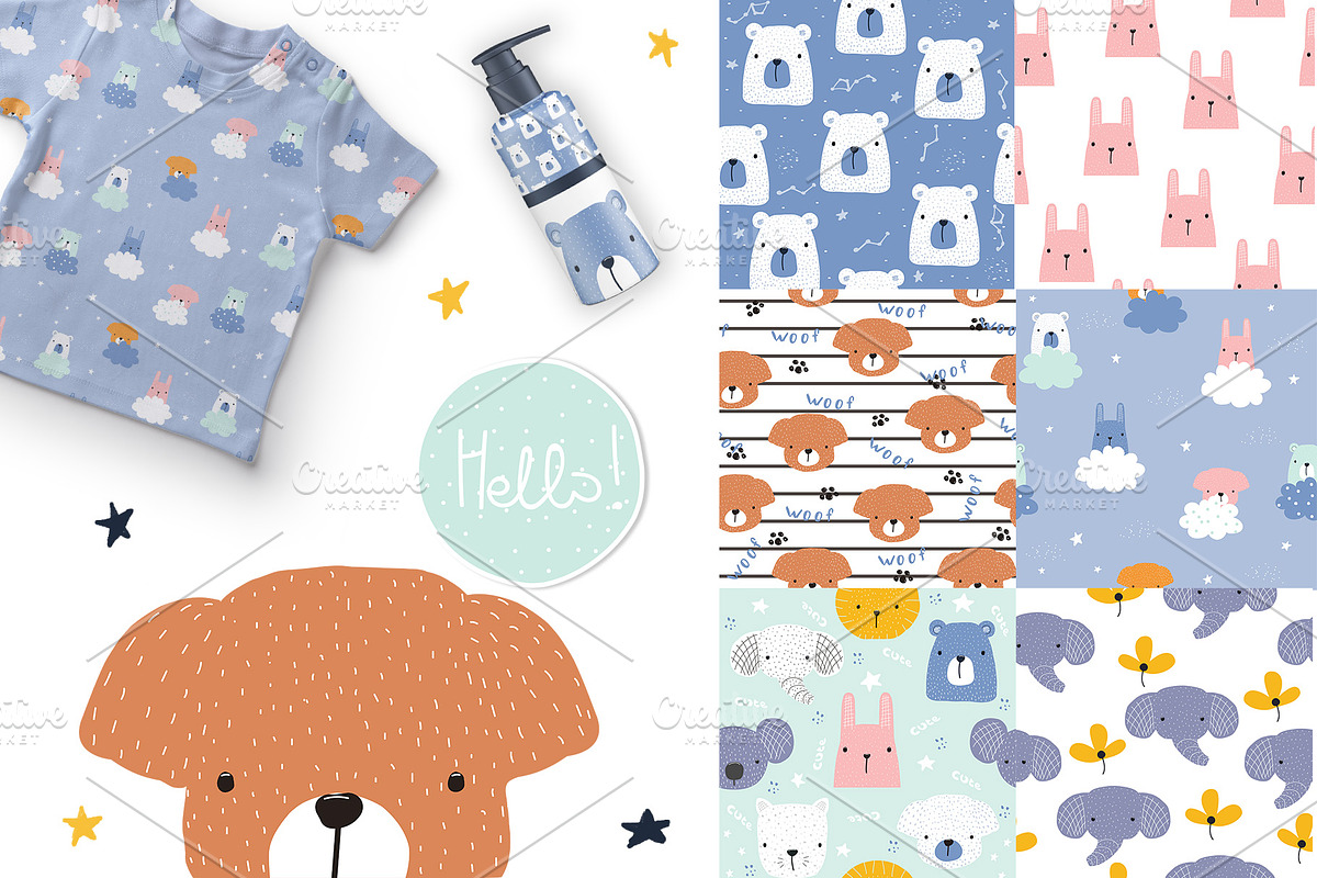 Hello, baby!, an Animal Illustration by Viktoria Siarova (Photo 3 of 7)