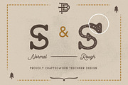 Sherman Font + 3 Logo Templates, a Serif Font by Ben Teschner Design (Thumbnail 4 of 6)