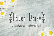 Paper Daisy Font, a Sans Serif Font by maja.mint (Thumbnail 1 of 4)