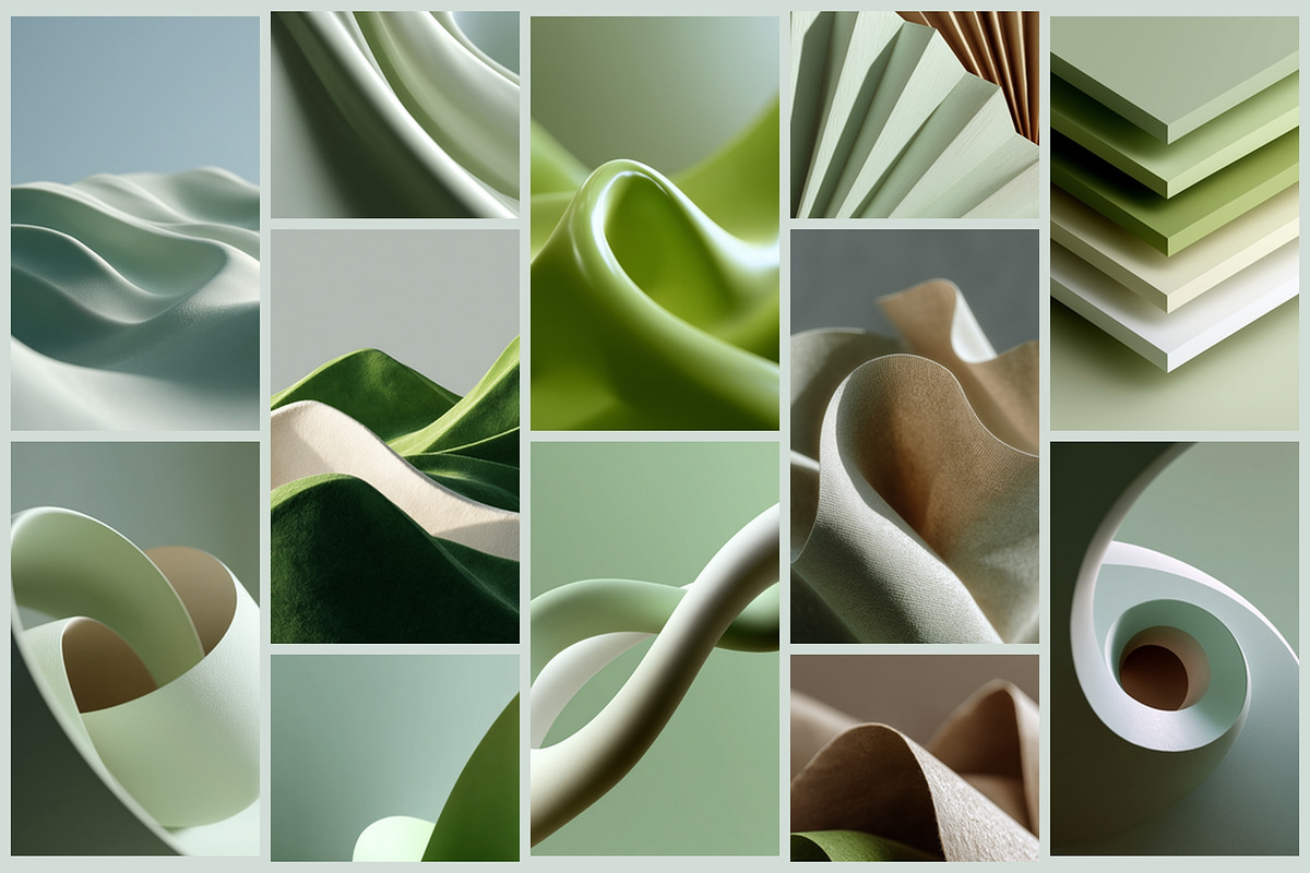 Green & Neutral Verticals, an Abstract Photo by AI Petr Creative Agency (Photo 4 of 7)