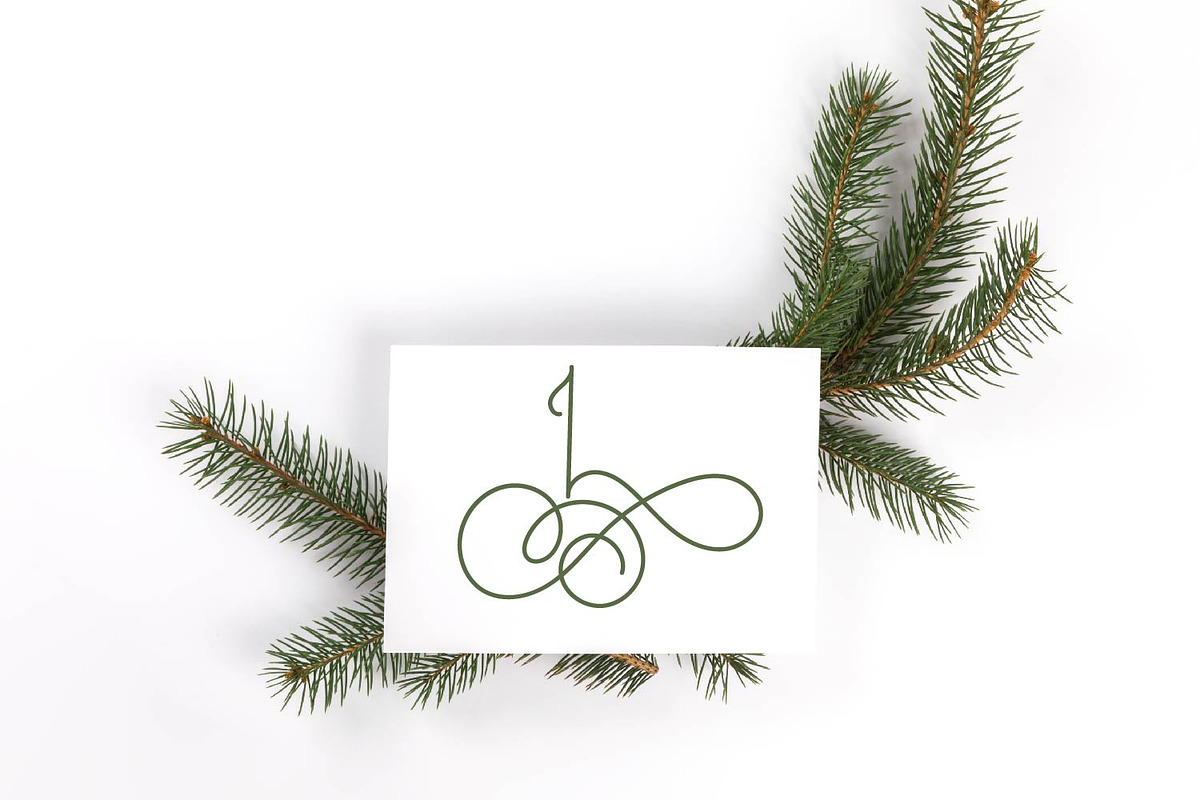 A Hairline Monogram Font preview 4