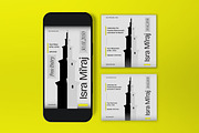Gray Isra Mi'raj Flyer Set, a Flyer Template by graphicook (Thumbnail 3 of 3)