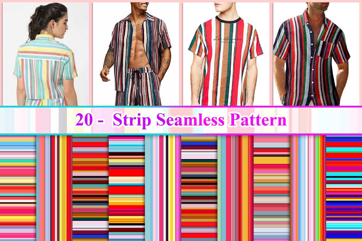 Strip Seamless Pattern, a Pattern Graphic by Digital Studio (Photo 1 of 11)