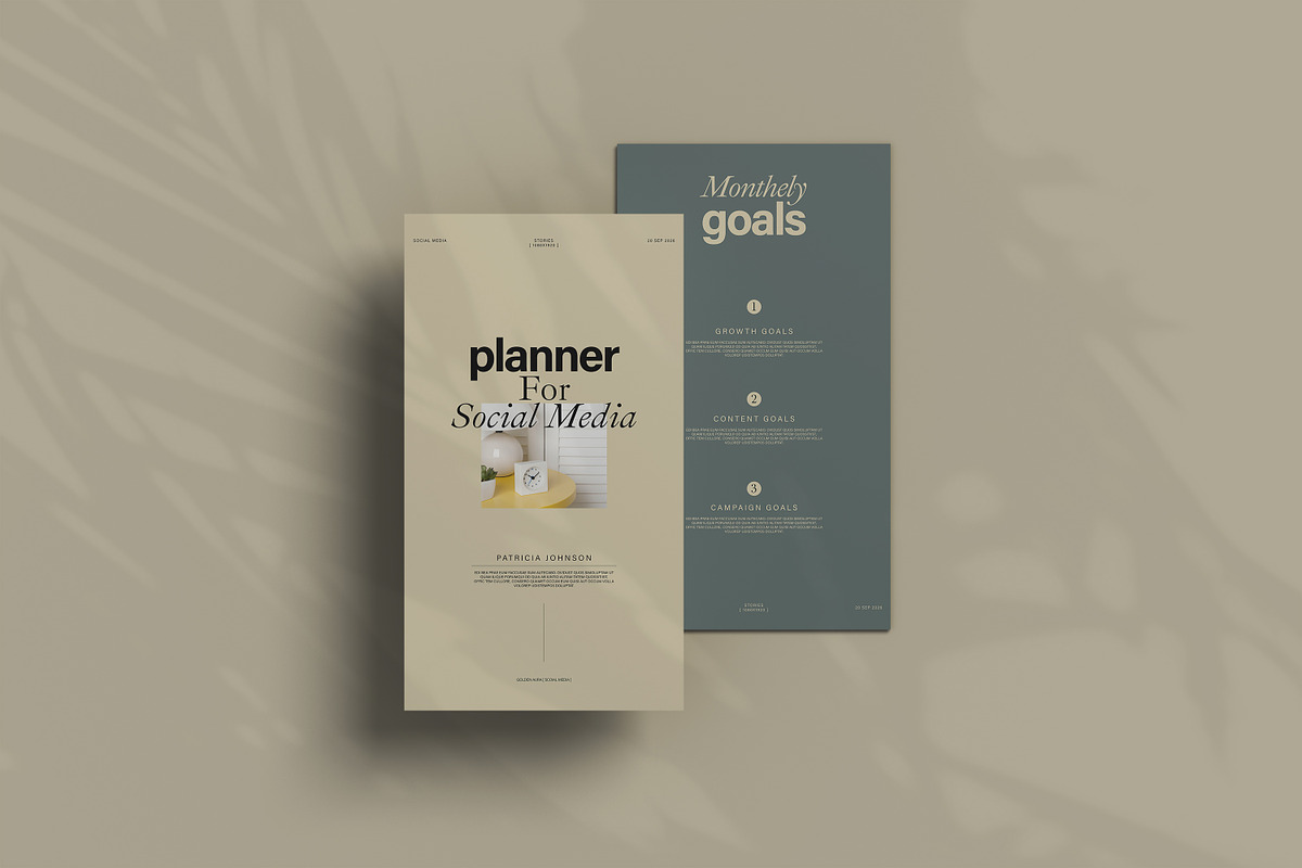 Social Media Planner Template preview 5