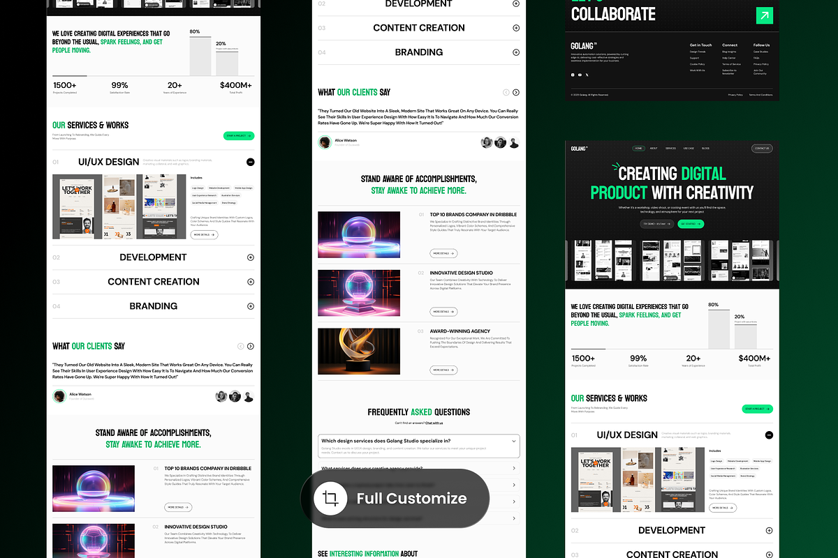 Golang - Creative Agency preview 4