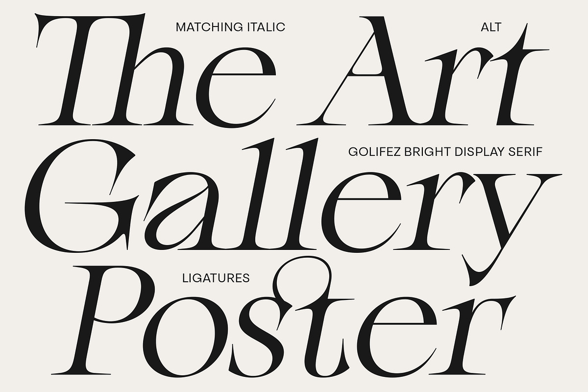 Golifez Bright Serif, a Serif Font by Oktnum Type Foundry (Photo 13 of 15)