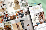 Boutique Fashion Instagram Templates, a Social Media Template by Snapybiz (Thumbnail 9 of 9)