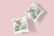Funny Easter Bunny Egg Detective, a Seasonal Illustration by Ghagra (Thumbnail 4 of 7)