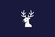 Deer Head Icon, an Animal Illustration by Vectorium Studio (Thumbnail 3 of 4)
