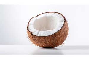tropical whole coconut background ai, a Background Photo by pikepicture