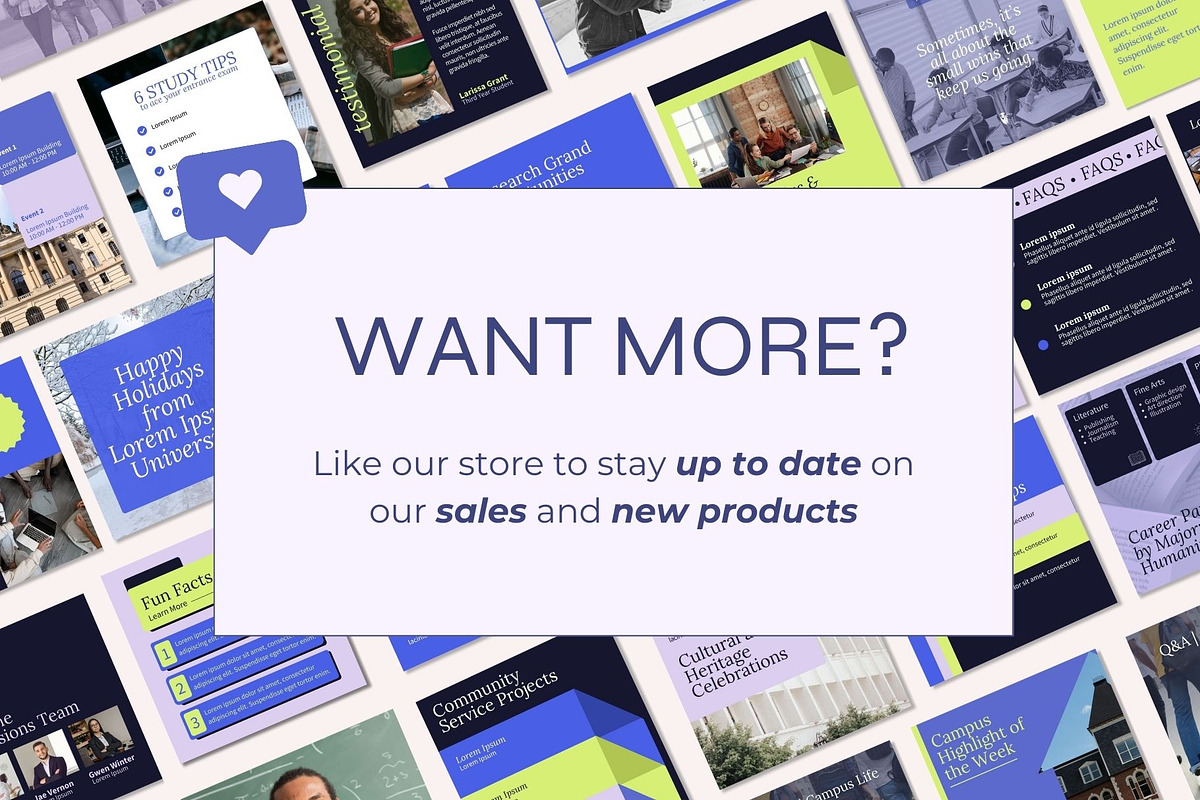 Academia | Higher Education Template, a Social Media Template by Artfullyours (Photo 11 of 11)