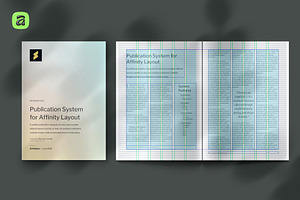 A4 Publication System · Affinity V3, a Magazine Template by Sasha Lantukh