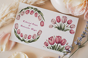 Watercolor Floral Clipart, a Decorative Illustration by ForhadGFX (Thumbnail 6 of 12)