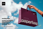 Paper Shopping Bag Mockup, a Product Mockup by creatsy5 (Thumbnail 1 of 5)