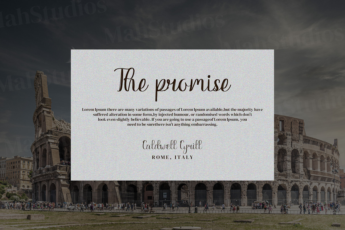 Writta Script Fonts, a Script Font by mahstudios (Photo 6 of 15)