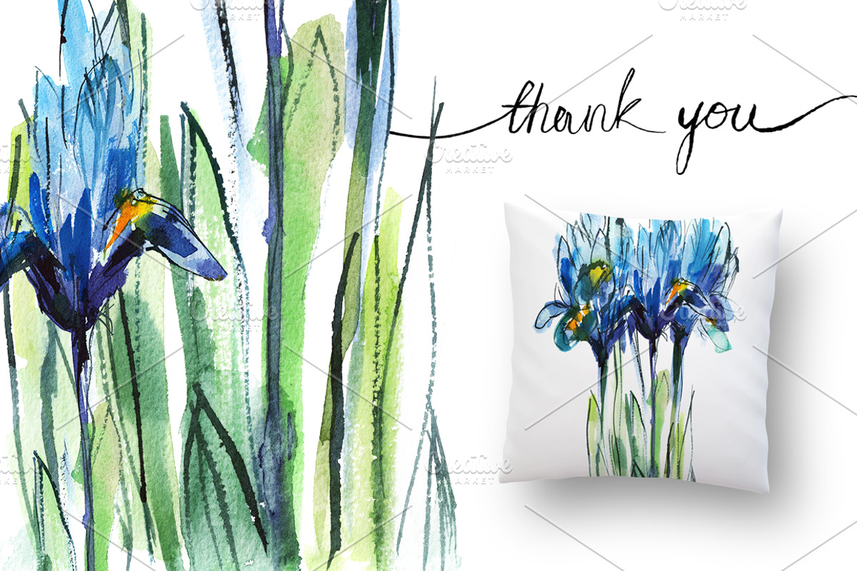Irises thank you, a Texture Illustration by coconut_forest (Photo 5 of 5)