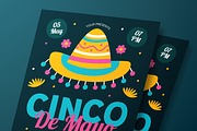 Cinco De Mayo Flyer Set, a Flyer Template by Annora Studio (Thumbnail 3 of 6)