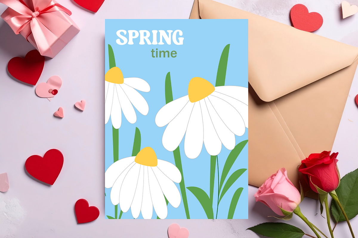 Hello Spring - set posters with, a Card Template by Tati_Kli (Photo 3 of 5)