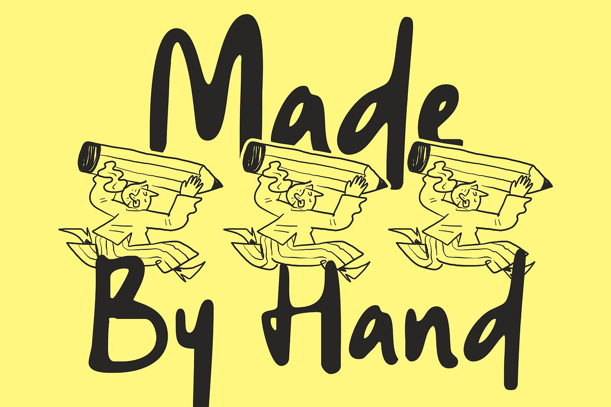 CS Damita Drawn, a Handwritten Font by Craft Supply Co. (Photo 2 of 8)