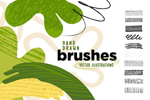Hand drawn brushes, a Texture Illustration by PureSolution