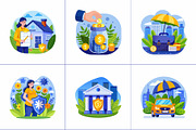 Insurance Illustration Art Set, a Healthcare Illustration by Prosymbols (Thumbnail 7 of 9)