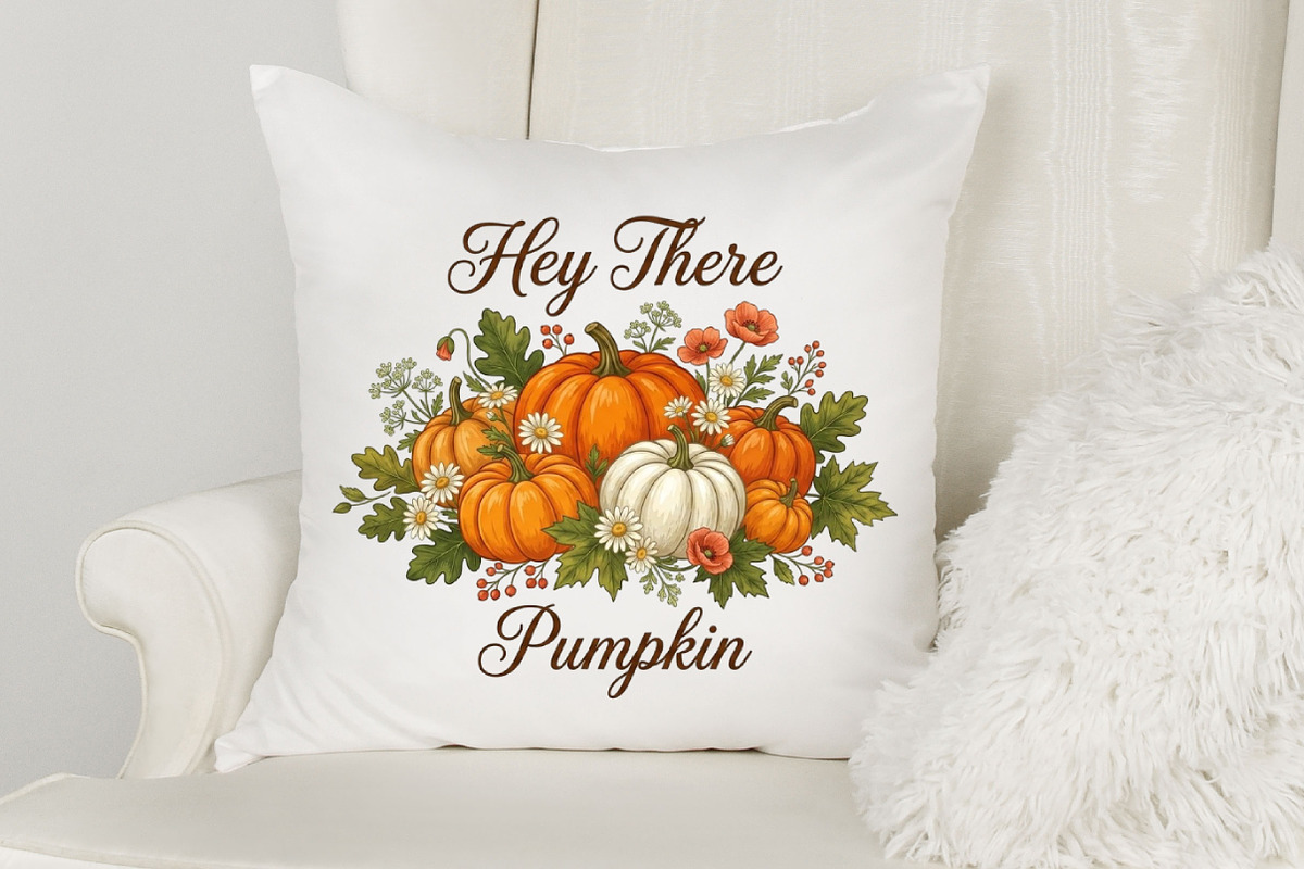 Preppy Hey There Pumpkin Fall Autumn, a Seasonal Illustration by Designking (Photo 3 of 4)