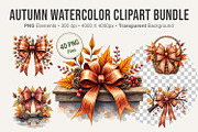 Autumn Watercolor Clipart Bundle, an Illustration by Artnoy (Thumbnail 1 of 8)