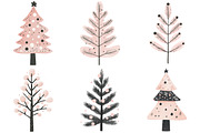 Boho Style Christmas Tree Clipart, an Illustration by Daily.Designs (Thumbnail 5 of 5)