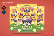 Cute Easter Egg Hunt Flyer, a Flyer Template by Huge Dream Studio (Thumbnail 1 of 5)