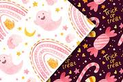 Pink Halloween Clipart & Patterns, a Decorative Illustration by Valin Malin (Thumbnail 11 of 14)