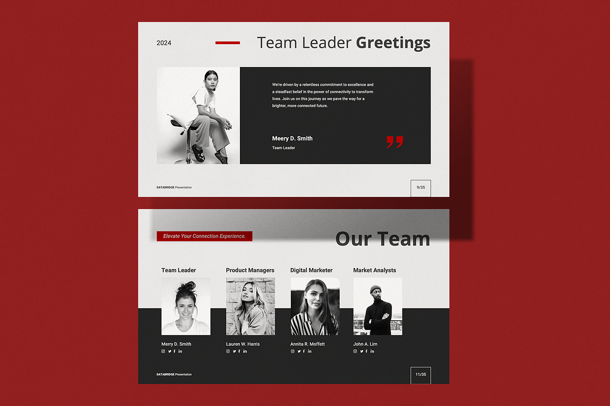 Databridge Pitch Deck - Powerpoint, a Presentation Template by Surotype (Photo 3 of 10)