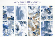 VERY PERI & BLUE abstract textures, a Texture Graphic by Yuliya Derbisheva (Thumbnail 8 of 14)
