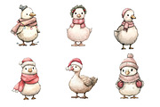 Christmas Gosse clipart, an Illustration by Designworld (Thumbnail 2 of 4)