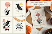 Halloween Greeting Cards, a Card Template by Lumitar (Thumbnail 1 of 5)