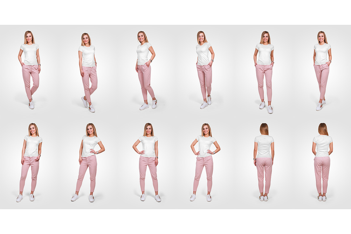 Female T-Shirt Mockups Vol 4 Part 2, a Shirt Mockup by Hi, Mock-Up! (Photo 10 of 10)