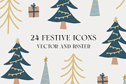 Hygge Holiday Icons, a Graphic by Amanda Houston (Thumbnail 2 of 2)