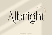 Albright | Modern Typeface Serif, a Serif Font by Youthlabs Studio (Thumbnail 1 of 15)