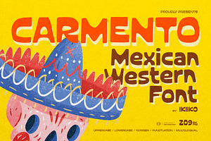Carmento - Mexican Western Font