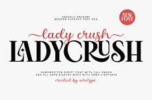 Lady Crush - Script & Display Serif