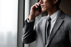 Confident Asian businessman in suit, a Business Photo by MistyDay