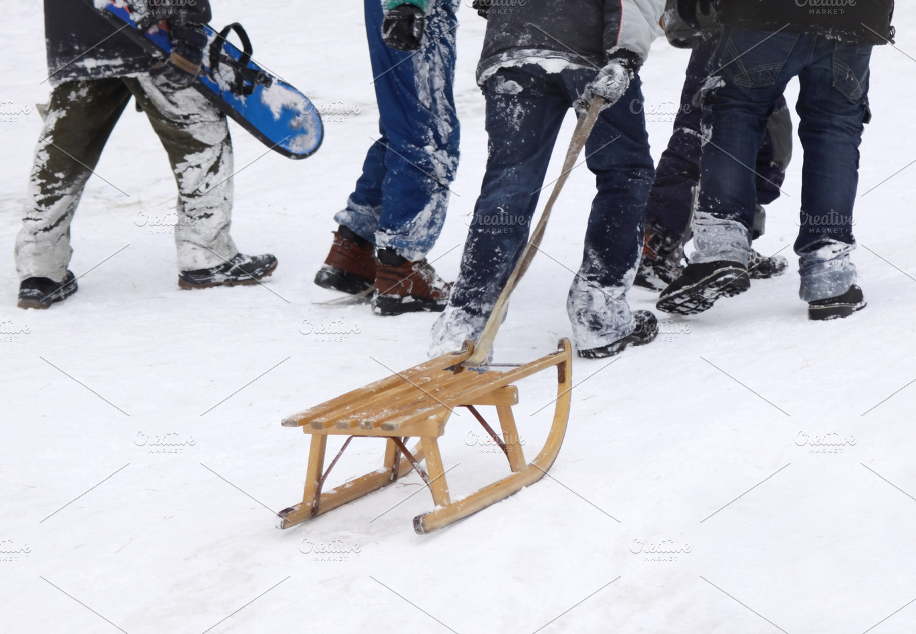 Children having fun in winter, a Person Photo by BOOCYS