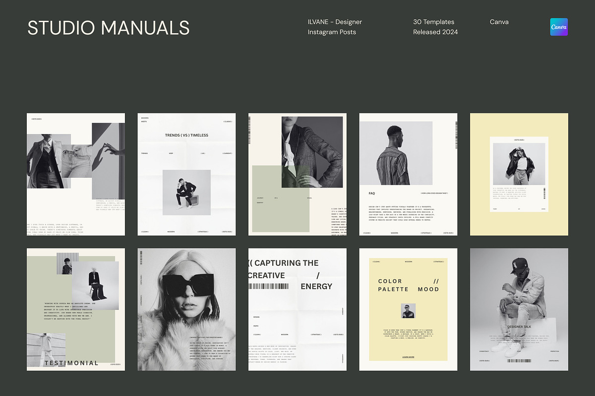 ILVANE – Designer Instagram Posts, a Social Media Template by Studio Manuals (Photo 5 of 8)
