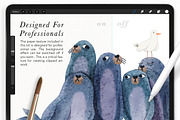 Watercolor for Procreate Kit 2024, a Plug-in Add-On by Drifter Studio PrintShop (Thumbnail 5 of 8)